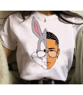 Polera Bad Bunny Cantante Trap Moda Camiseta 